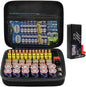 Comecase Hard Battery Organizer Storage Box Carrying Case Bag by COMECASE