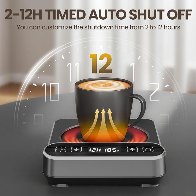 Smart Mug Warmer with Infrared Sensor, Coffee Mug Warmer - Image 4