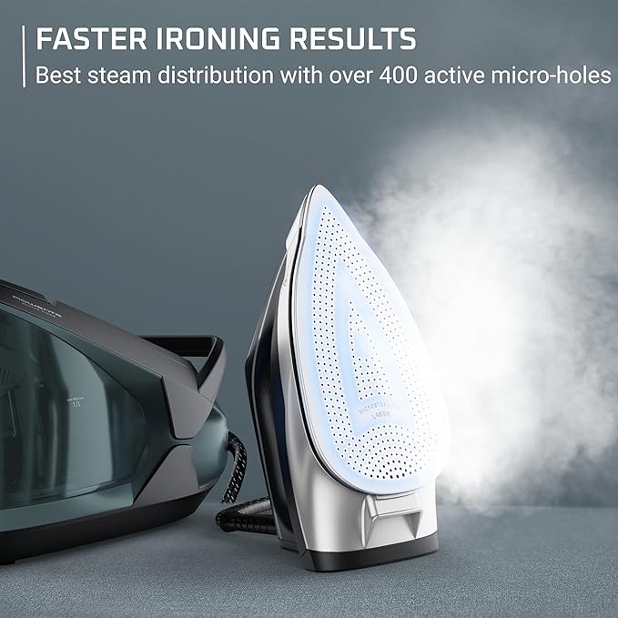 Rowenta Iron Steamer for Clothes Master Steam Station, Professional Steam Iron - Image 2