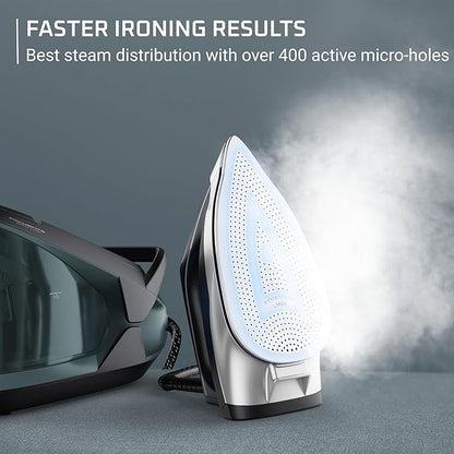 Rowenta Iron Steamer for Clothes Master Steam Station, Professional Steam Iron - Image 2