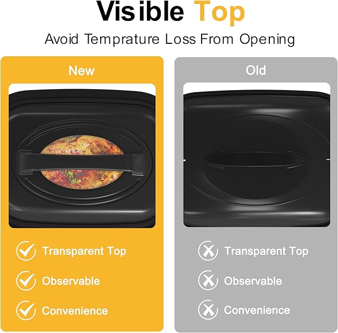 Sunvivi Roaster Oven, Electric Roaster Oven - Image 4