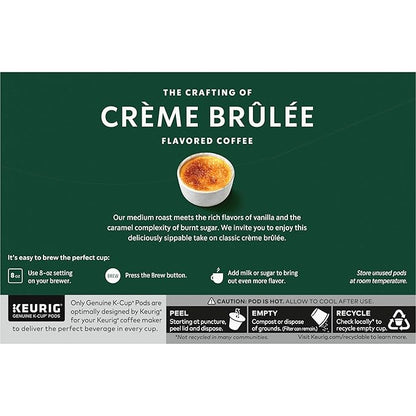 Starbucks K-Cup Coffee Pods, Flavored Hot or Iced Coffee, Crème Brûlée - Image 8