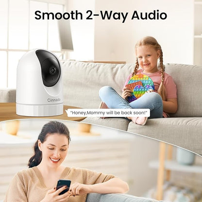 Cinnado 5MP Security Camera Indoor-5G/2.4G Dual WiFi Cameras - Image 7