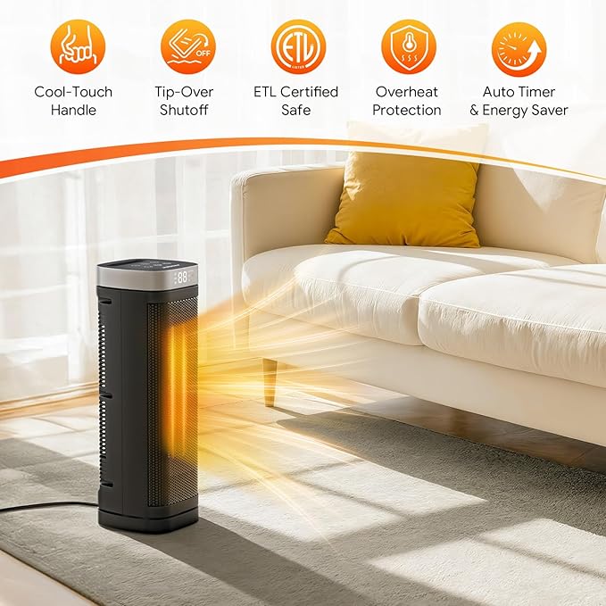 Small Space Heater for Indoor Use - Image 2
