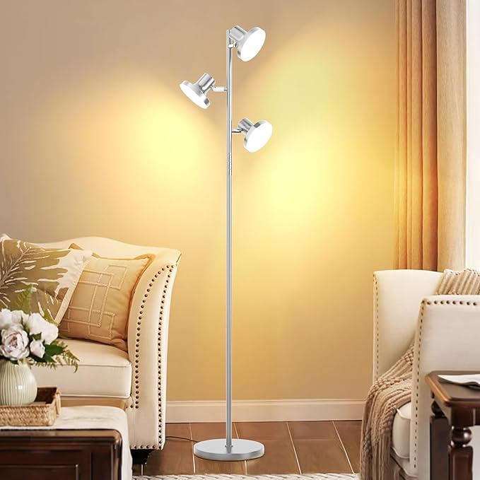 SIBRILLE 36W LED Tree Floor Lamp, Modern Dimmable Standing Lamp - Image 8