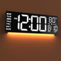 JALL 16" Large Digital Wall Mount Clock, Count Down Timer, Big LED, Temperature by JALL