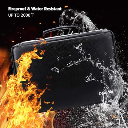 DocSafe Fireproof Battery Organizer Storage Box, Fireproof Waterproof Carrying - Image 2