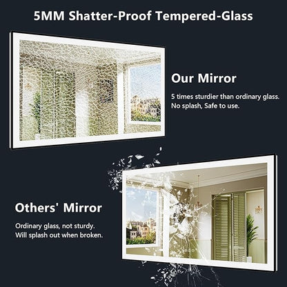 YEELAIT 72x36 Inch LED Bathroom Mirror - Image 7