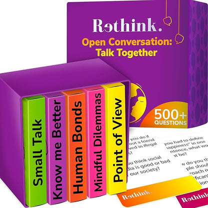 QUOKKA Conversation Cards for Families – 500 Thoughtful Questions in 5 by QUOKKA