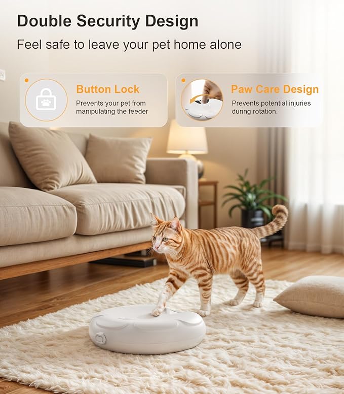 Casfuy Automatic Cat Feeder Cordless - Image 5