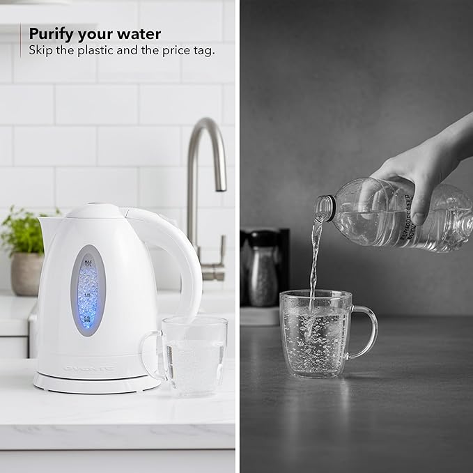 OVENTE Electric Kettle, 1.7L Fast Boiling Water Heater - Image 2
