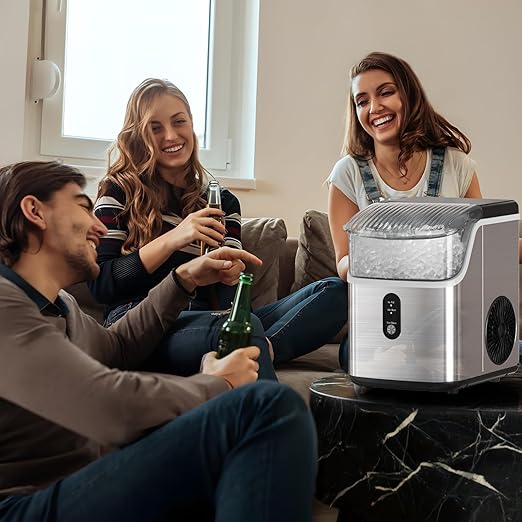 Antarctic Star Nugget Ice Maker Countertop, Chewable Nugget Ice Machine - Image 7