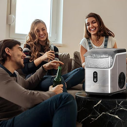 Antarctic Star Nugget Ice Maker Countertop, Chewable Nugget Ice Machine - Image 7