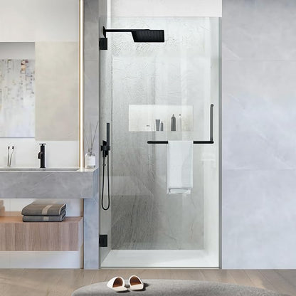 Bathroom Frameless Shower Door 36" W*72" H, 5/16" Clear Tempered Glass Hinged - Image 8