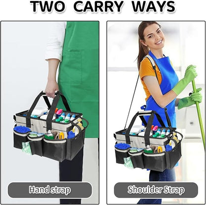 Boczif Cleaning Caddy Bag Wearable, Cleaning Caddy Supplies Organizer - Image 4