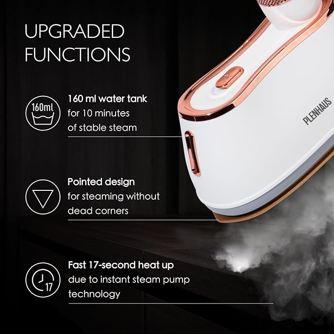 Professional Garment Steamer for Clothes 2 in 1, High Steam Volume 20g/min for - Image 4