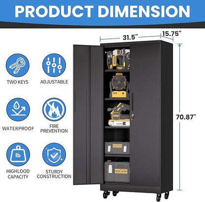 Garage Metal Storage Cabinet - Image 3