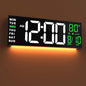 JALL 16" Large Digital Wall Mount Clock, Count Down Timer, Big LED, RGB Color by JALL