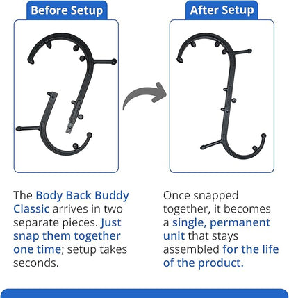 Body Back Buddy Classic USA Made Handheld Full Body Massage Cane Pressure & - Image 4