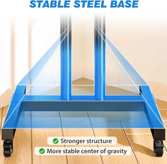 Rfiver Mobile TV Cart Rolling TV Stand - Image 8