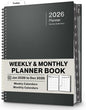 Dunwell 2026 Planner Book 8.5x11, Weekly Monthly Calendar, Jan to Dec, Large by Dunwell
