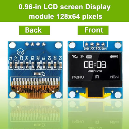 EPLZON 5 Pack 0.96 inch OLED IIC Display Module 128x64 Pixel Mini Self-Luminous - Image 2