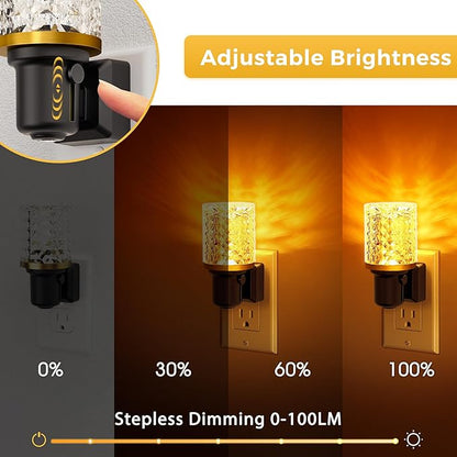 L LOHAS LED Night Light, 2 Pack Dimmable Night Lights Plug into Wall, Automatic - Image 4