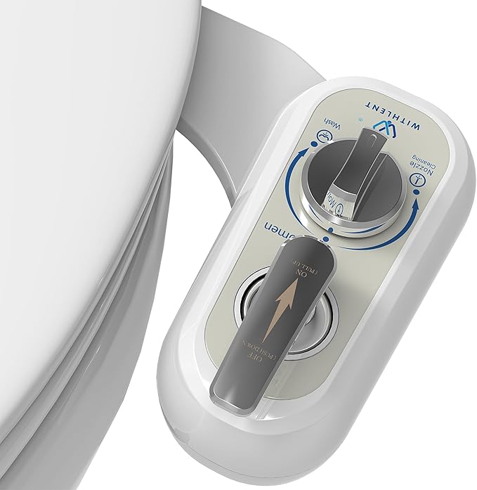Left Handed Bidet Attachment for Toilet