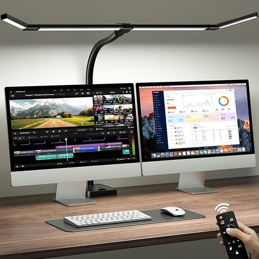 ONEMIX 42" LED Desk Lamp for Home Office, Eye-Caring Desk Light by DeskLamp