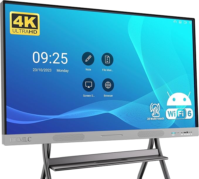 HKMLC Smart Board, Essential 55 Inch All-in-One Interactive Whiteboard by HKMLC