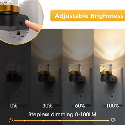 L LOHAS LED Night Light, 2 Pack Night Lights Plug into Wall, 3000K Soft Light - Image 3