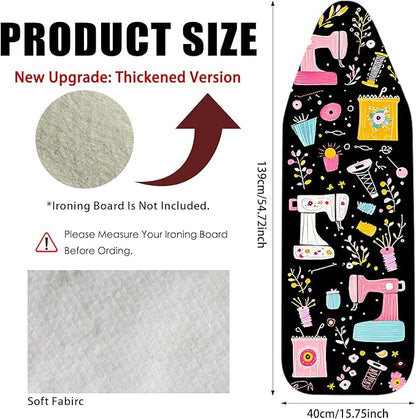 Nuxovilar Ironing Board Cover Needle Cotton 15x54 Inches | Ironing Board Cover - Image 3