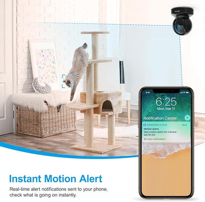 Wireless Security Camera, IP Camera 1080P HD Wansview, WiFi Home Indoor Camera - Image 7