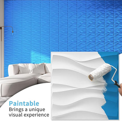 Art3d 20 Pack Decorative 3D Wall Panels, 19 Sq.Feet PVC Interior Wall Décor - Image 3