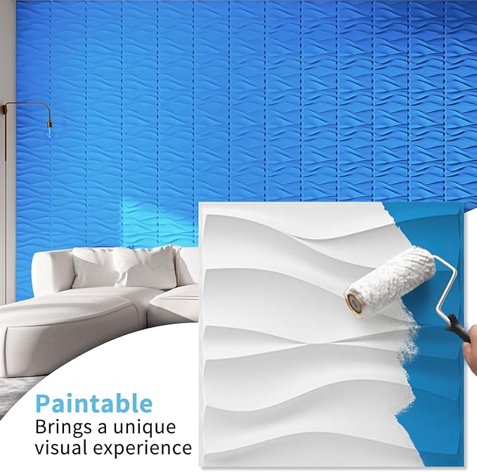 Art3d 100 Pack Decorative 3D Wall Panels, 97 Sq.Feet PVC Interior Wall Décor - Image 3