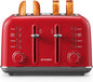 BUYDEEM DT640 4-Slice Toaster, Extra Wide Slots, Retro Stainless Steel by BUYDEEM