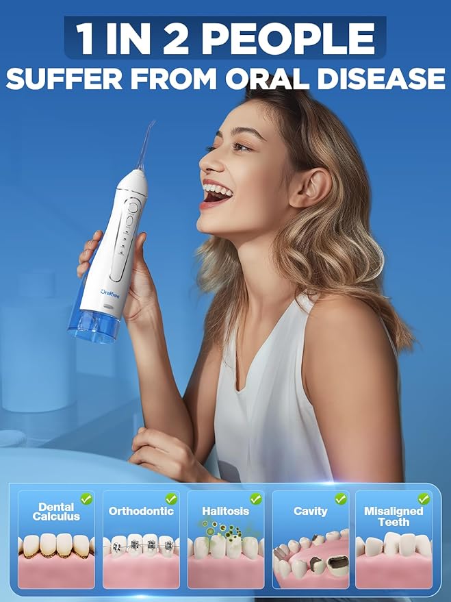 Oralfree Water Dental Flosser Cordless - Image 7