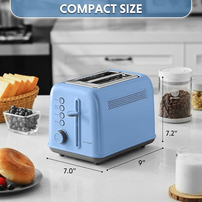 BUYDEEM DT620 2-Slice Toaster, Extra Wide Slots, Retro Stainless Steel - Image 7