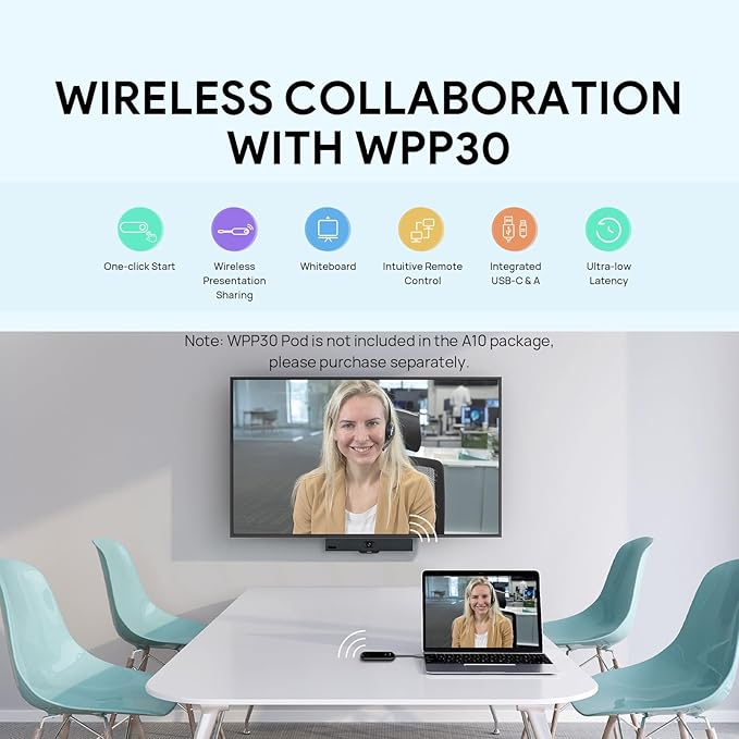 Yealink MeetingBar A10 Conference Room Webcam 4K 120° Wide Angle Camera - Image 6