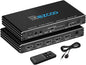 HDMI Switch 8K 4x1 120Hz 48Gbp, HDCP 2.3, HDMI Switcher 4 in 1 Out, 4 Port HDMI by EZCOOTECH