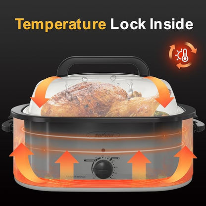 Sunvivi Roaster Oven, Electric Roaster Oven - Image 2