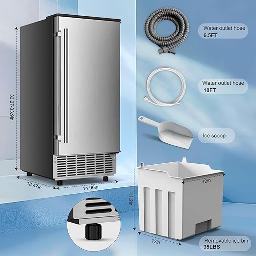Built in Ice Machine, 95Lbs/Day - Image 5