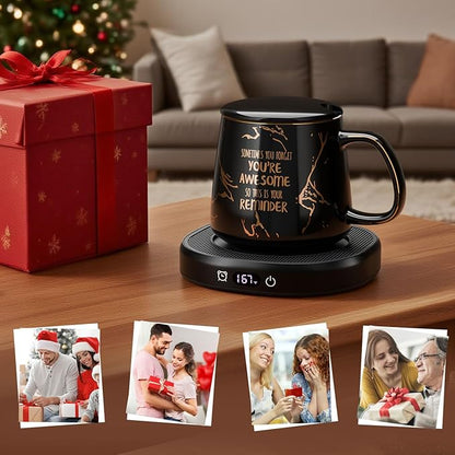 Coffee Mug Warmer, You are Awesome Mug - Image 7