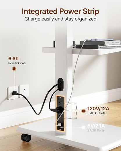 ECOTINY Steel Base Rolling TV stand - Image 2