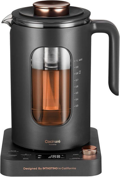 Electric Tea Kettle, INTASTING Glass Electric Kettle by Cocinare