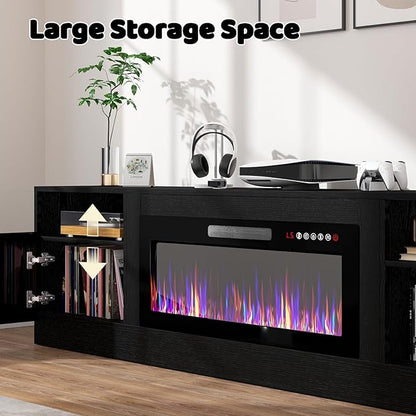 Lemberi Fireplace tv Stand - Image 3