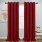 Easy-Going Blackout Curtains for Bedroom, Solid Thermal Insulated Grommet and by Easy-Going