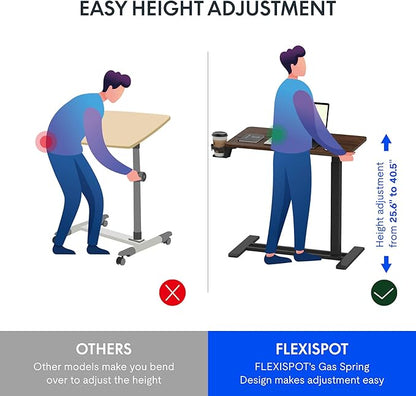 FLEXISPOT Mobile Standing Desk - Image 5