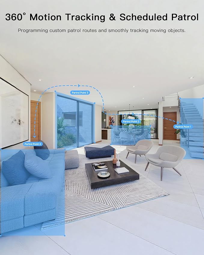 ARENTI 5G Indoor Security Camera 2 Pack, 4MP Pet Camera - Image 6