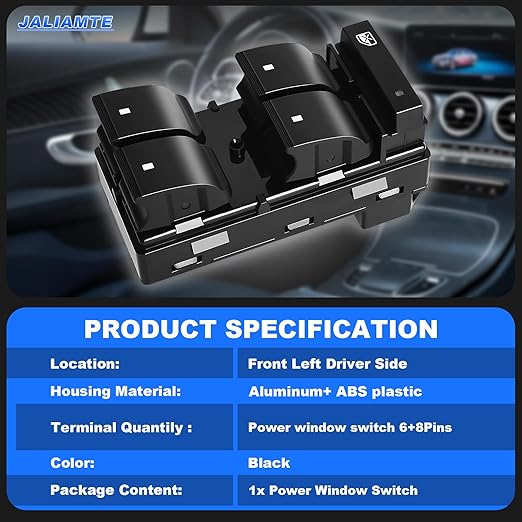 JALIAMTE 20945129 Master Power Window Switch Driver Side, Window Control Switch - Image 6